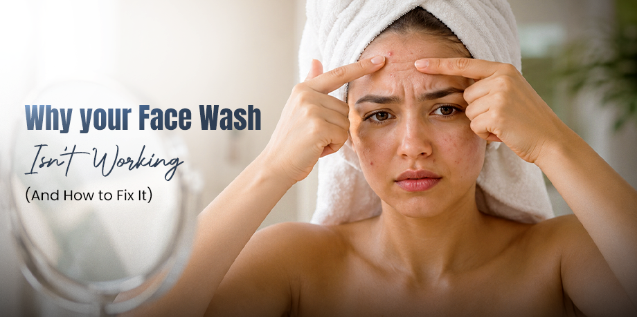 Why face wash isn't working