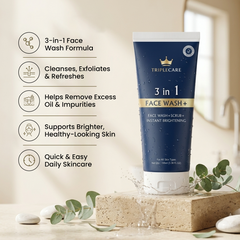 TripleCare 3-in-1 Face Wash+
