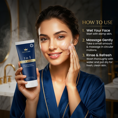 TripleCare 3-in-1 Face Wash+