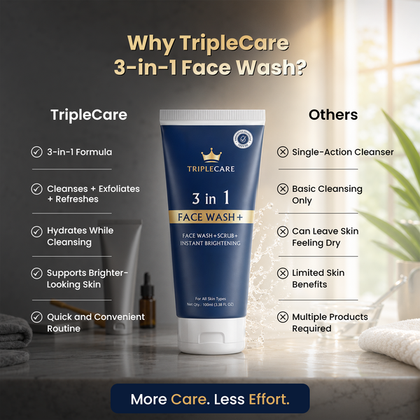 TripleCare 3-in-1 Face Wash+