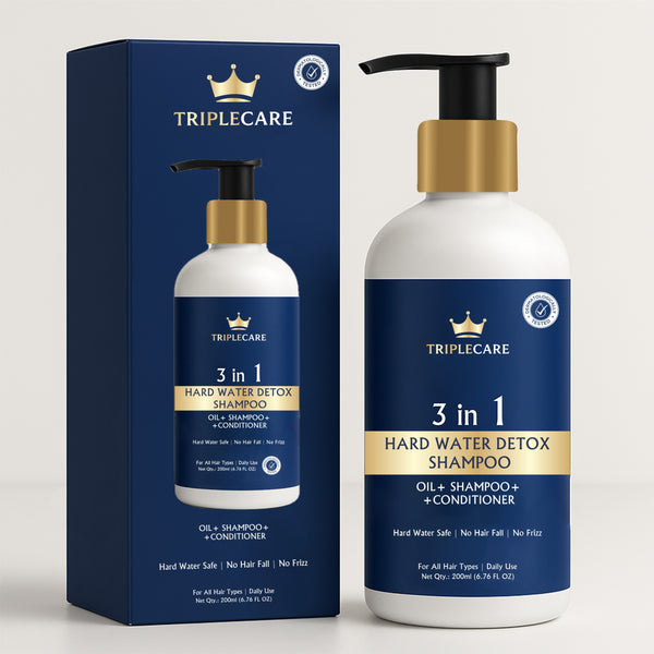 TripleCare 3-in-1 Hard Water Detox Shampoo
