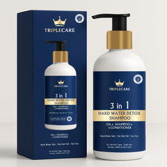 TripleCare 3-in-1 Hard Water Detox Shampoo